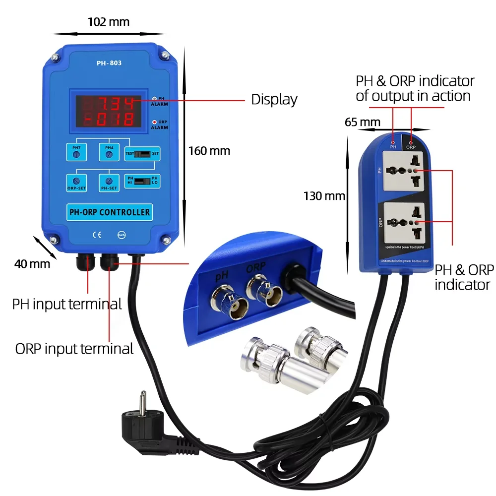 Digital PH Controller pH Meter - đánh giá và giá Ph Meter Digital Water Tester