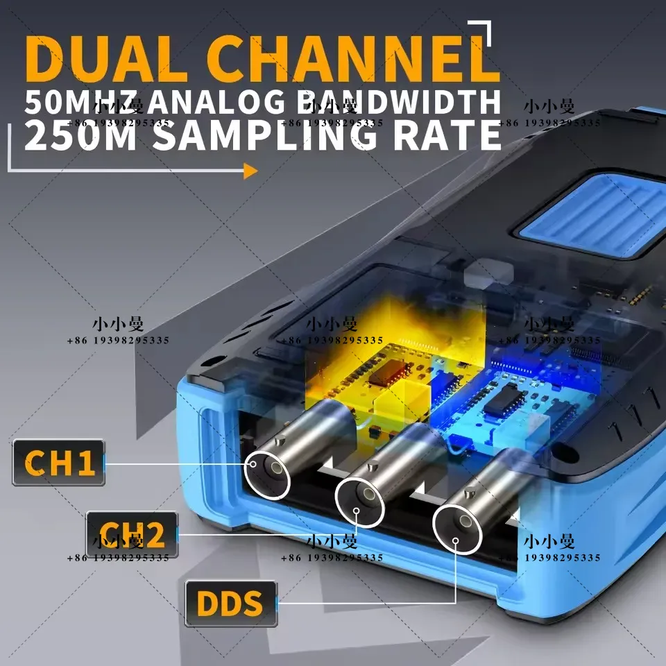 FNIRSI 2C23T10MHz, 2C53T 50MHz - đánh giá và giá Fnirsi Digital Oscilloscope Handheld